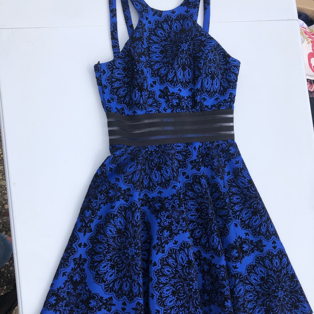 Blue dress
